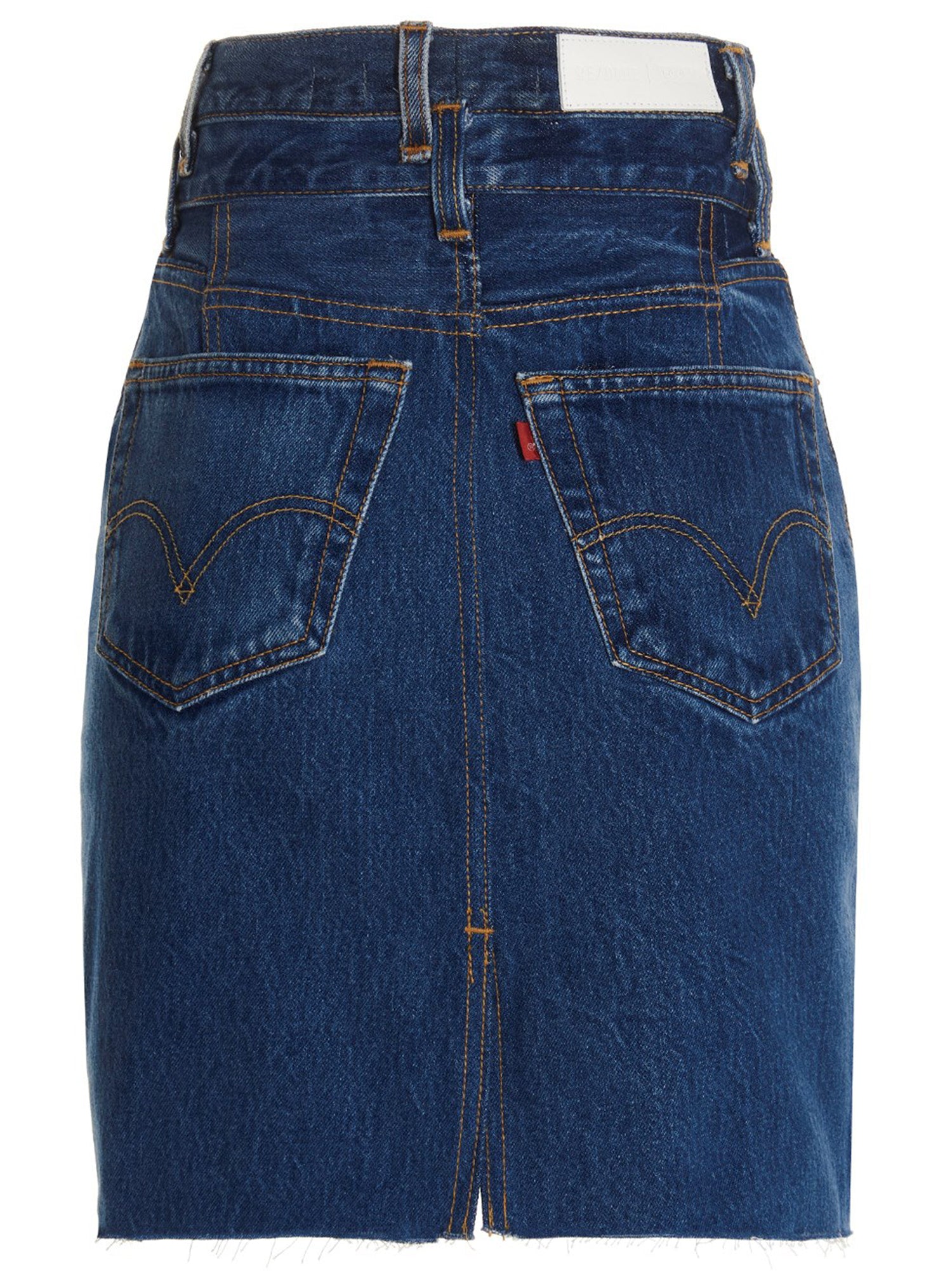 Re/Done Double Waisted Pencil Re Done X Levis Skirt