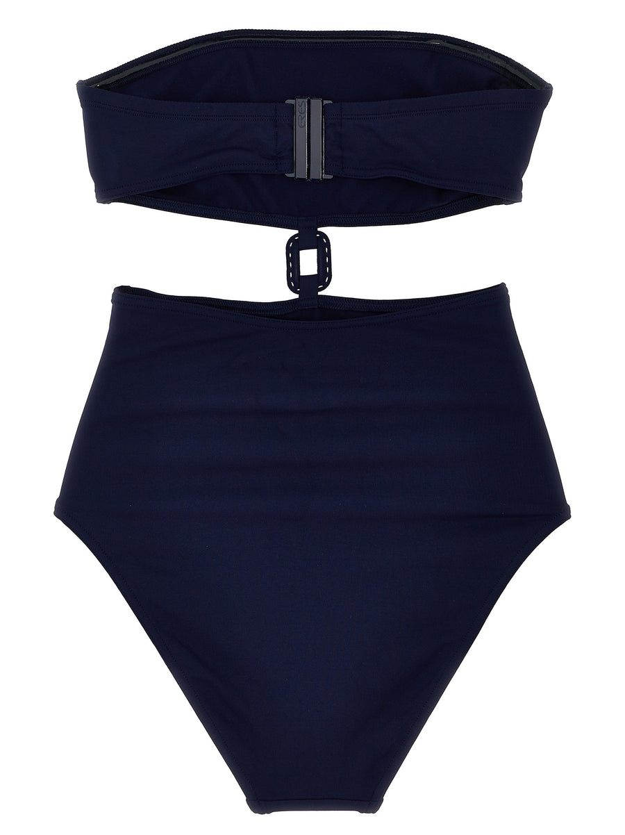 Eres Marina One Piece Swimsuit Blue For Women With Trikini Inspired Silhouette And Secure Support