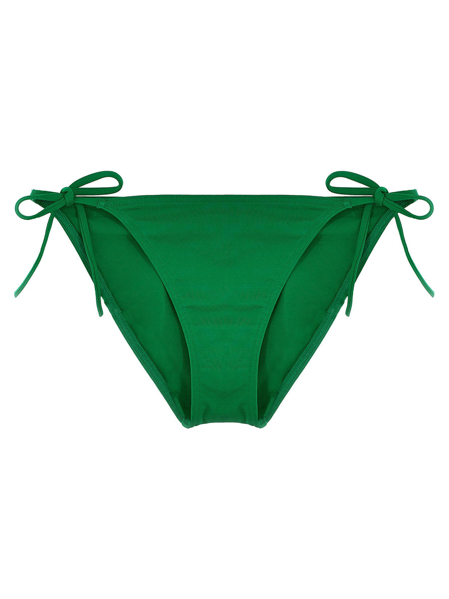 Eres Malou Bikini Bottom Green With Adjustable Side Ties For Women Soft Touch Luxury Swimwear