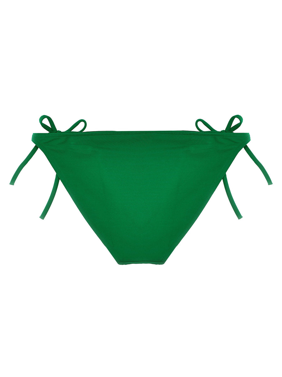 Eres Malou Bikini Bottom Green With Adjustable Side Ties For Women Soft Touch Luxury Swimwear