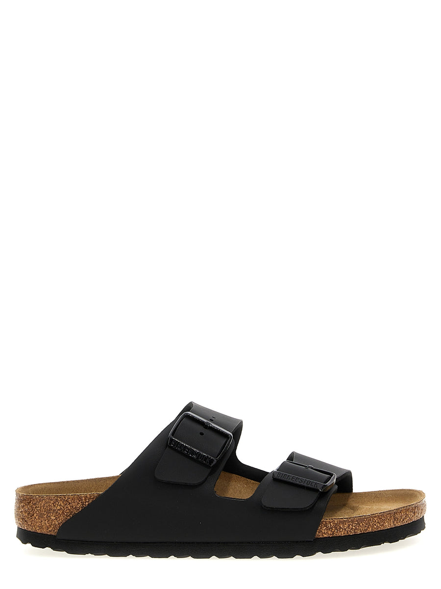 Birkenstock Arizona Sandals For Women Adjustable Straps Cork Footbed All Day Comfort Black Birko Viscose