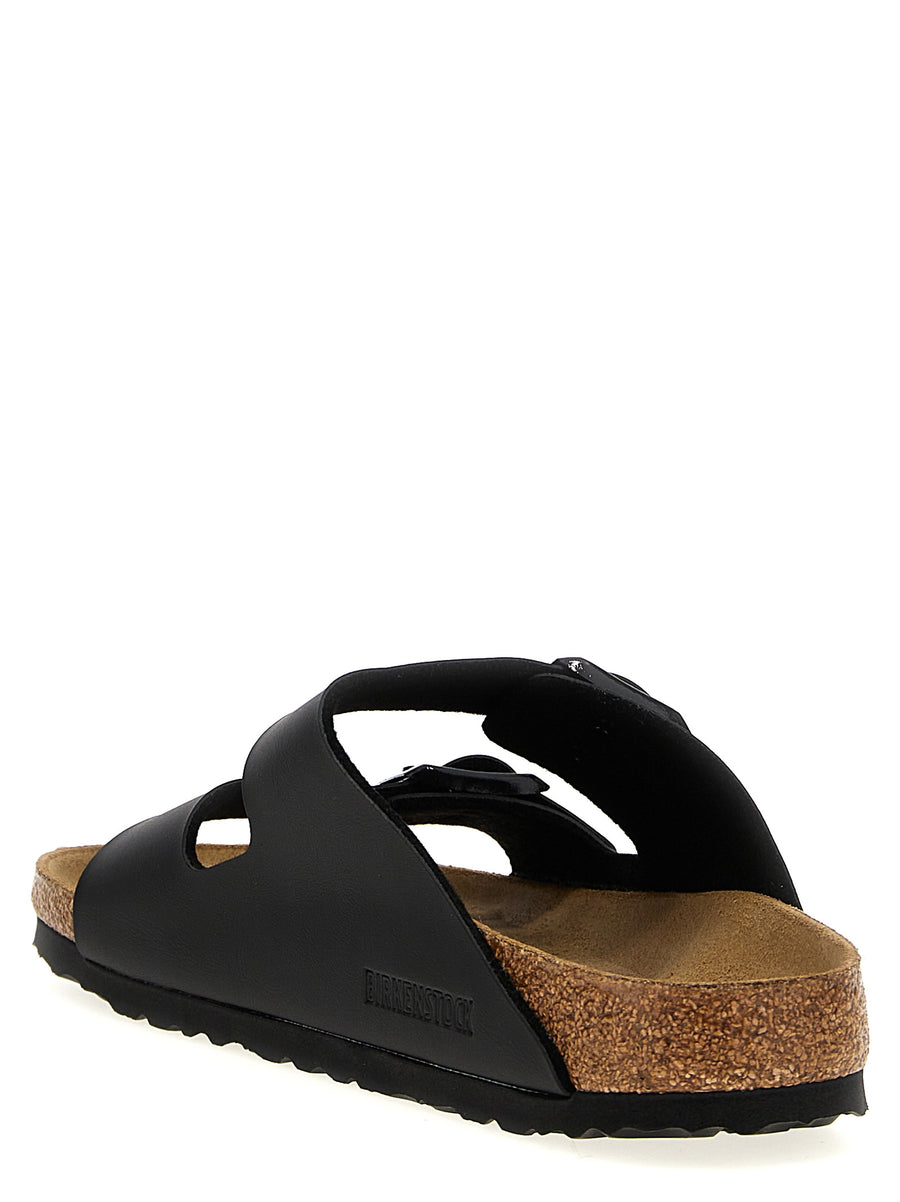 Birkenstock Arizona Sandals For Women Adjustable Straps Cork Footbed All Day Comfort Black Birko Viscose
