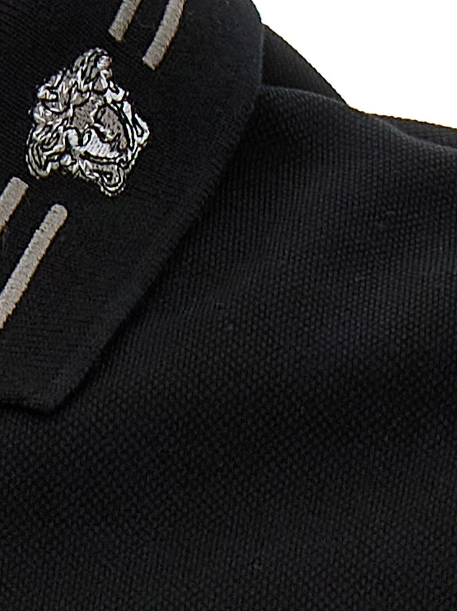 Versace Medusa Embroidery Polo Shirt