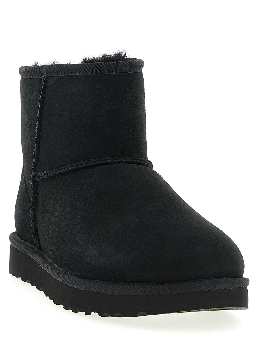 UGG Classic Mini II Ankle Boots Moisture-Resistant Suede With Plush Sheepskin Lining For Women