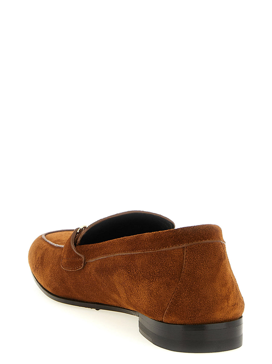 Versace Medusa Moccasins For Women Luxurious Calfskin Leather With Medusa Chain Detail Slip On