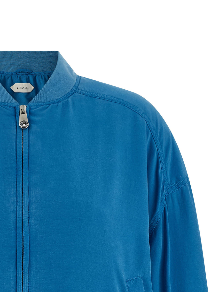 Versace Silk Poplin Blouson