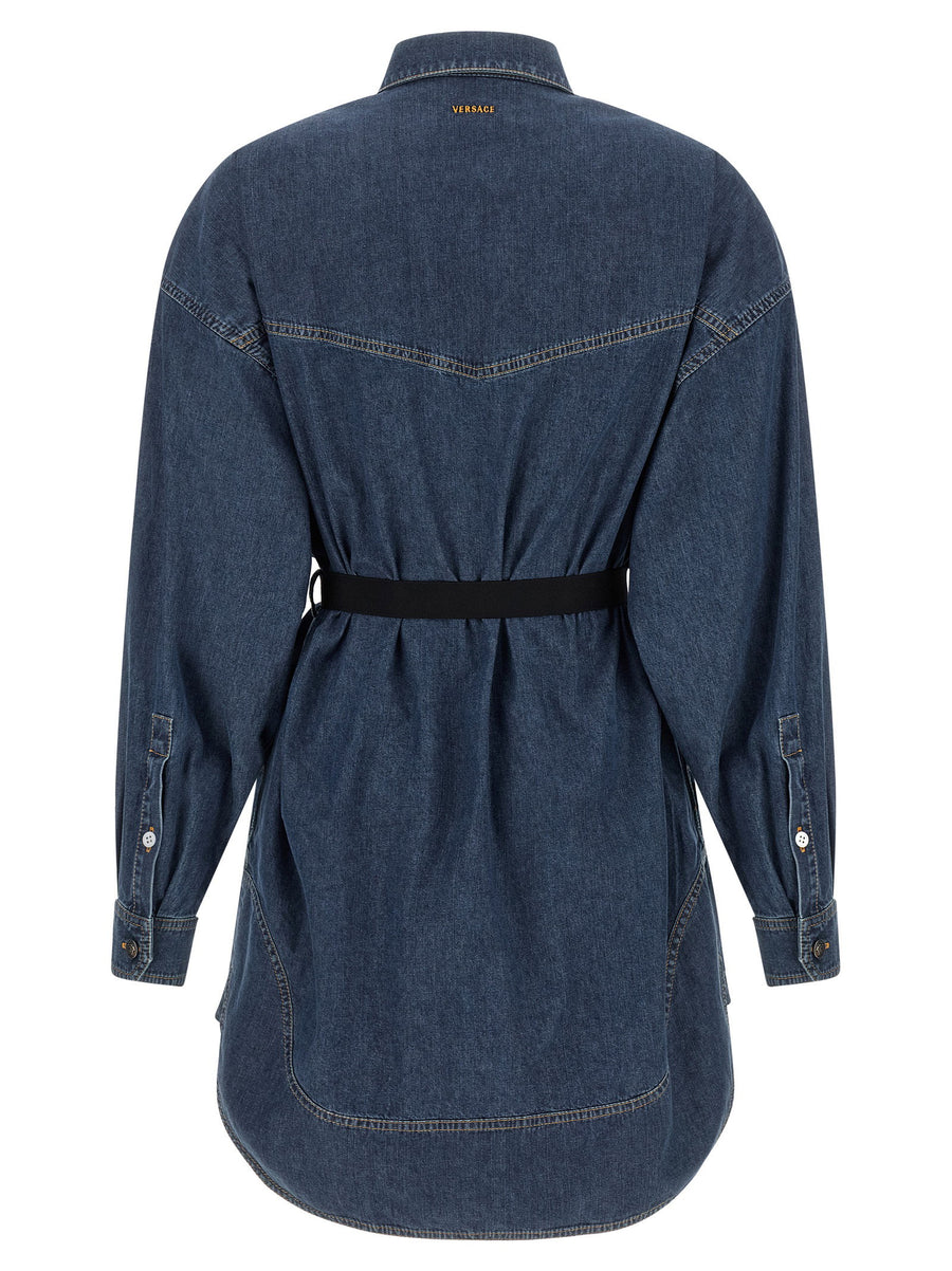 Versace Chambray Denim Dress