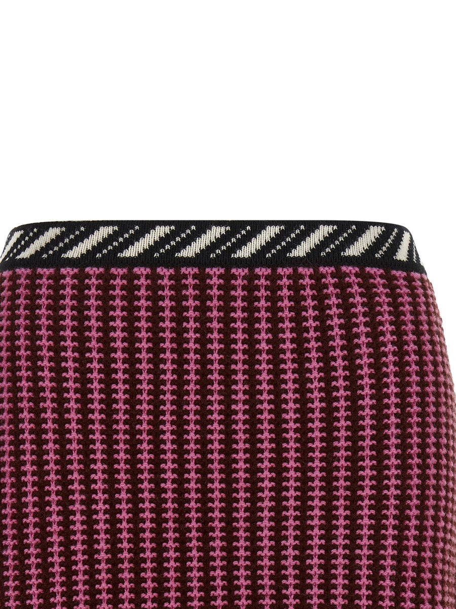 Versace Crochet Knit Skirt