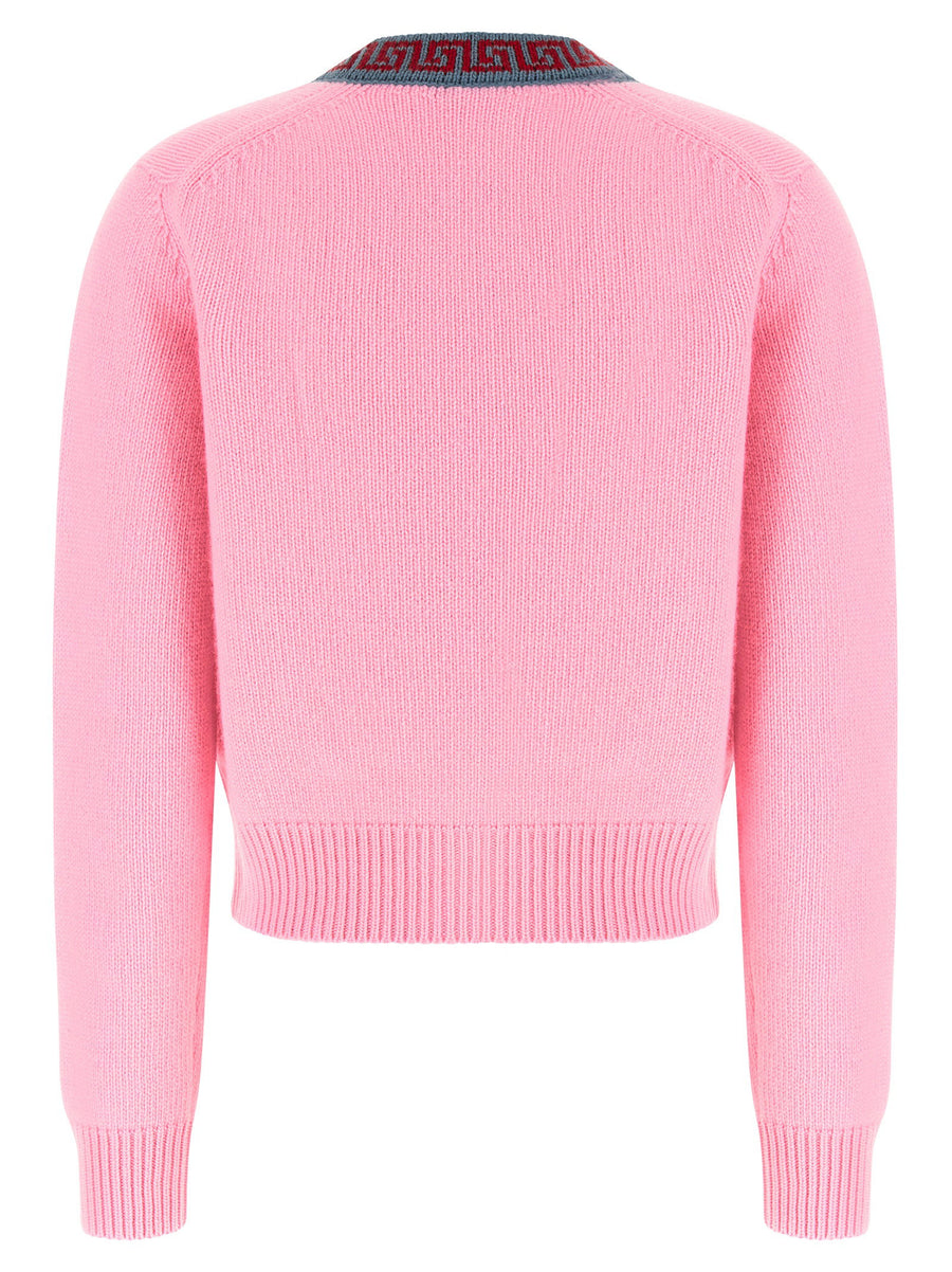 Versace Wool And Cashmere Cardigan