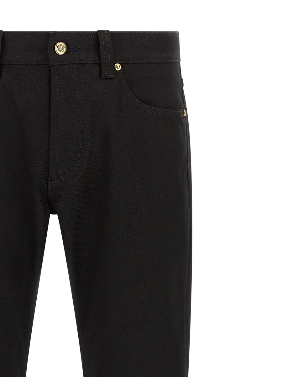 Versace Medusa Embroidery Jeans