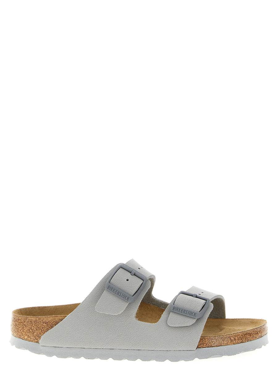 Birkenstock Arizona Bs Sandals Unisex Narrow Fit Gray BirkoFlor Cork Footbed All Day Comfort Everyday Wear