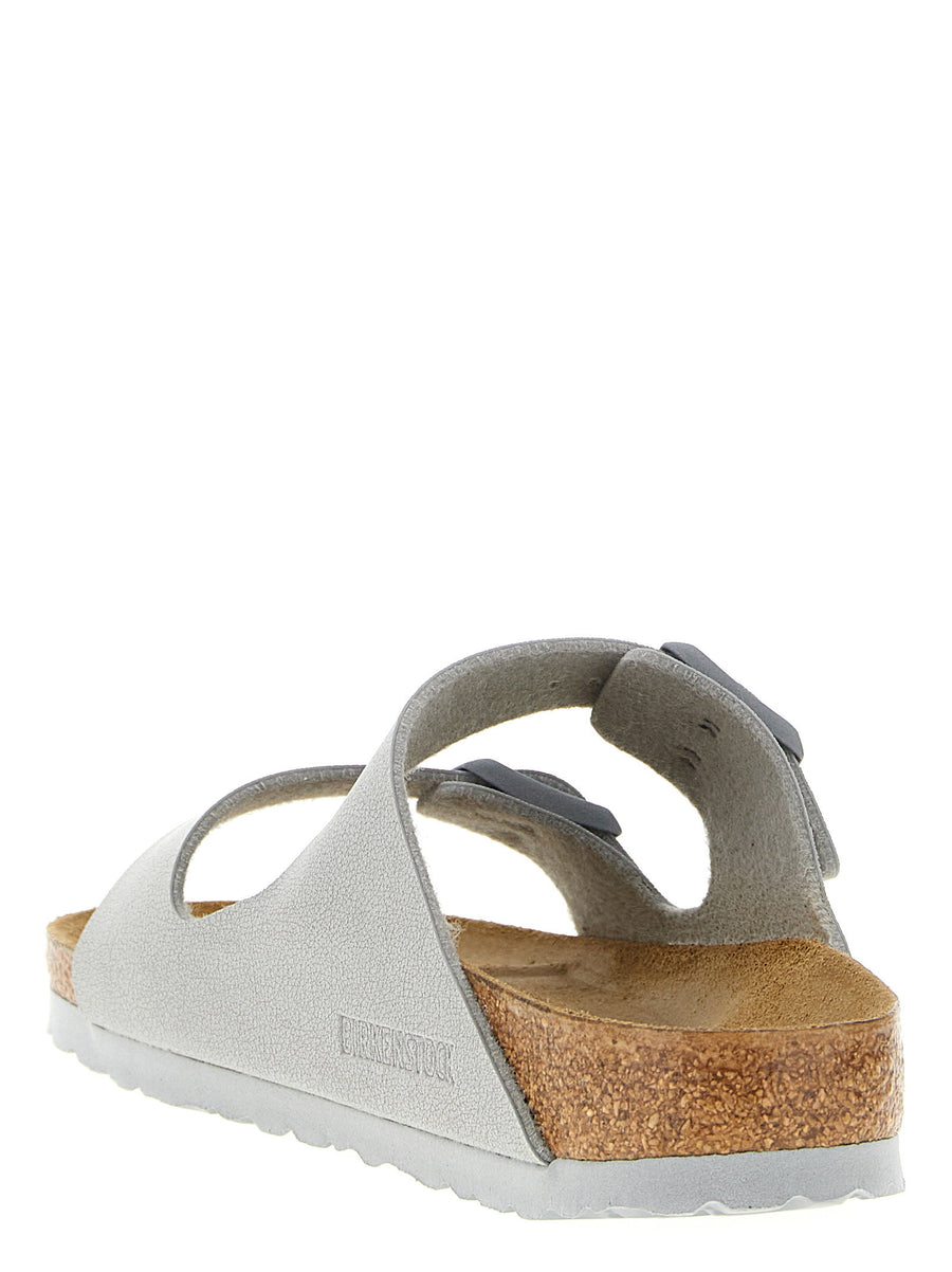 Birkenstock Arizona Bs Sandals Unisex Narrow Fit Gray BirkoFlor Cork Footbed All Day Comfort Everyday Wear