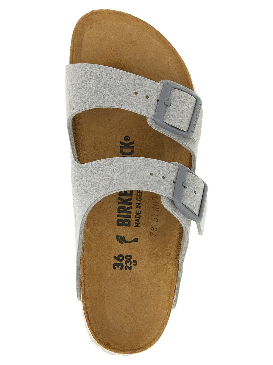 Birkenstock Arizona Bs Sandals Unisex Narrow Fit Gray BirkoFlor Cork Footbed All Day Comfort Everyday Wear