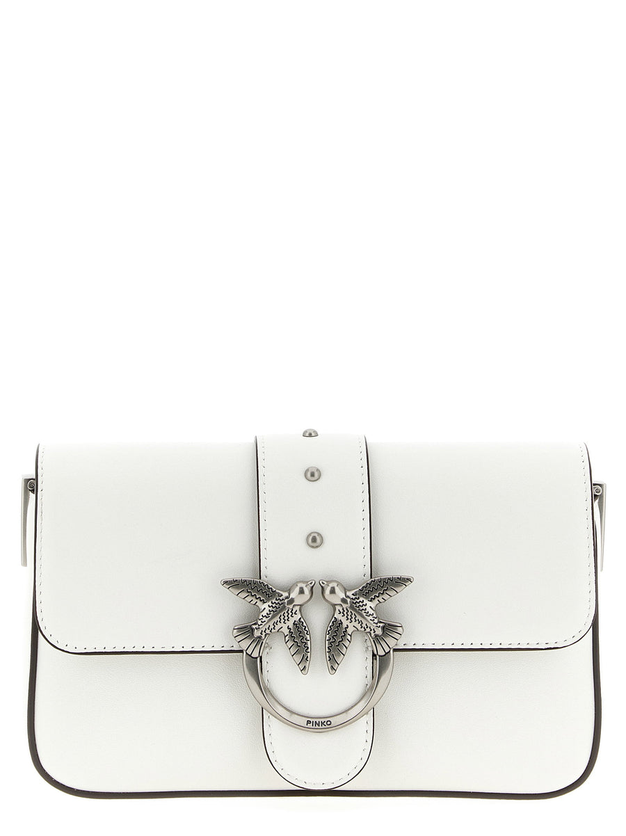 Pinko Mini Love Slouchy Shoulder Bag