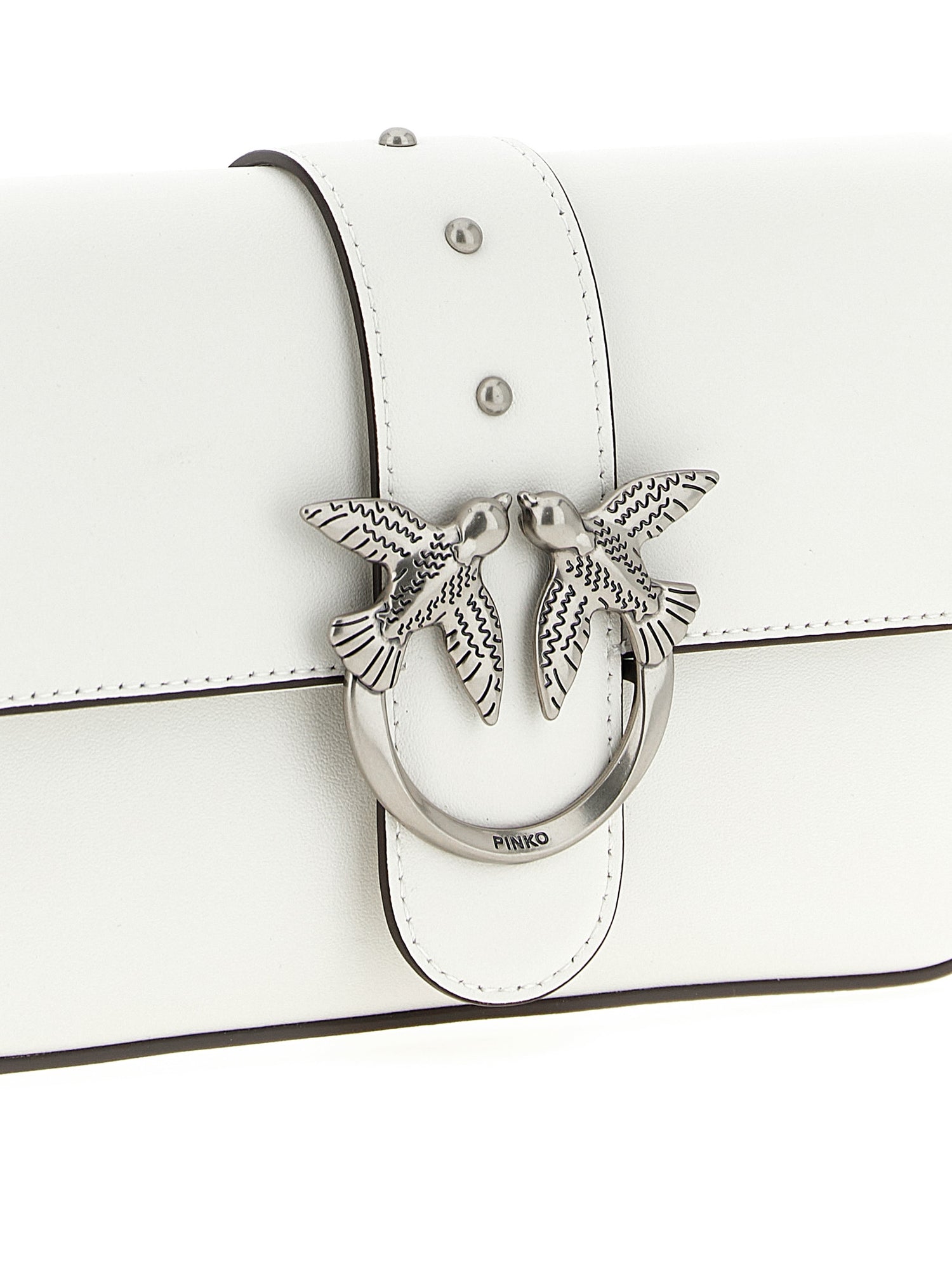 Pinko Mini Love Slouchy Shoulder Bag