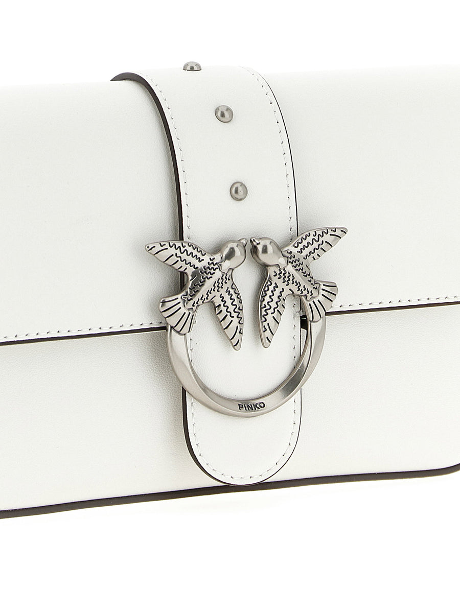 Pinko Mini Love Slouchy Shoulder Bag