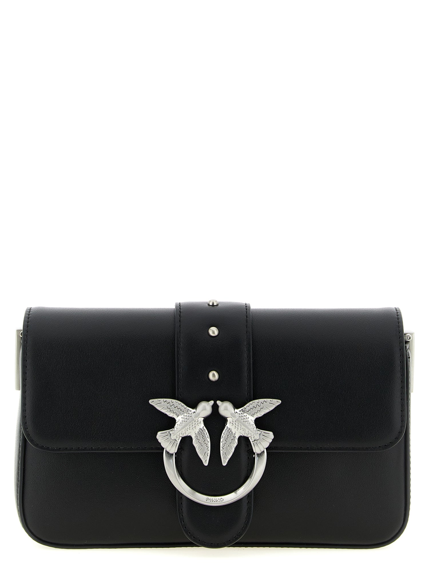 Pinko Mini Love Slouchy Shoulder Bag