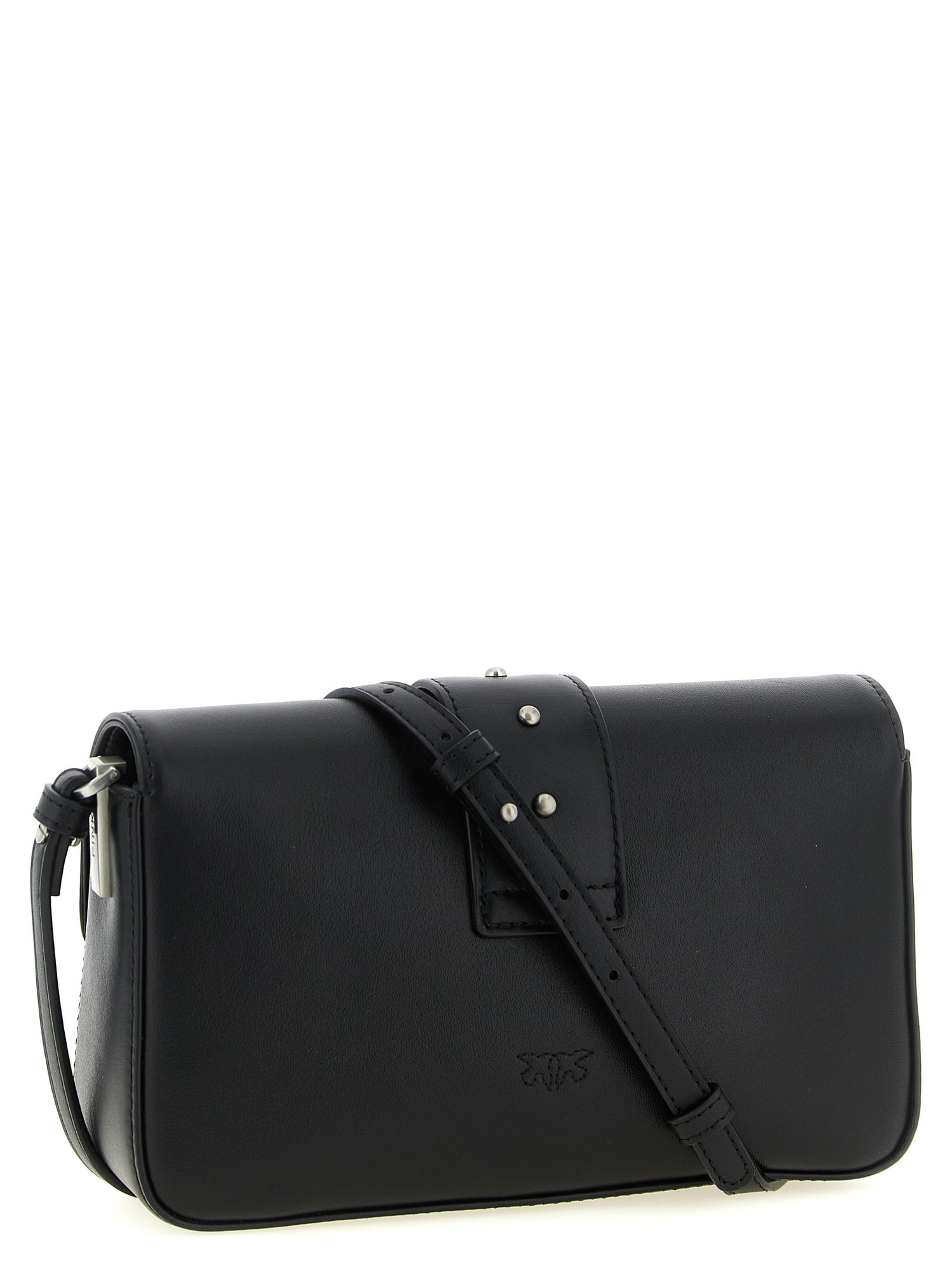Pinko Mini Love Slouchy Shoulder Bag