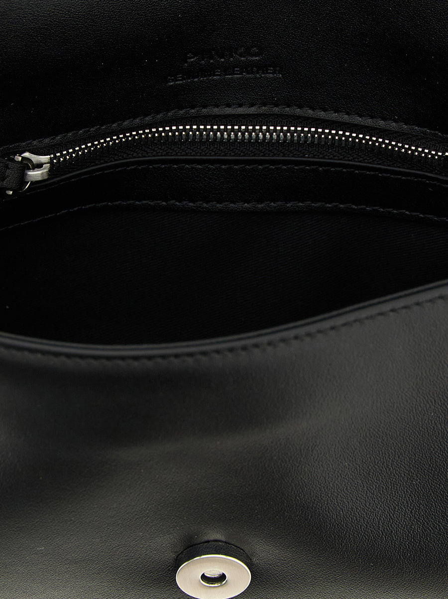 Pinko Mini Love Slouchy Shoulder Bag