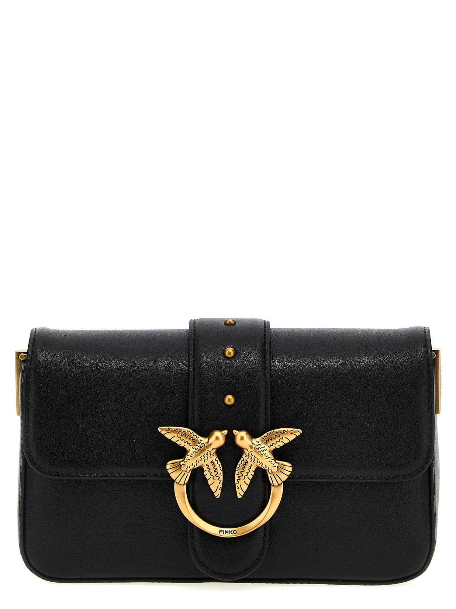 Pinko Mini Love Slouchy Shoulder Bag