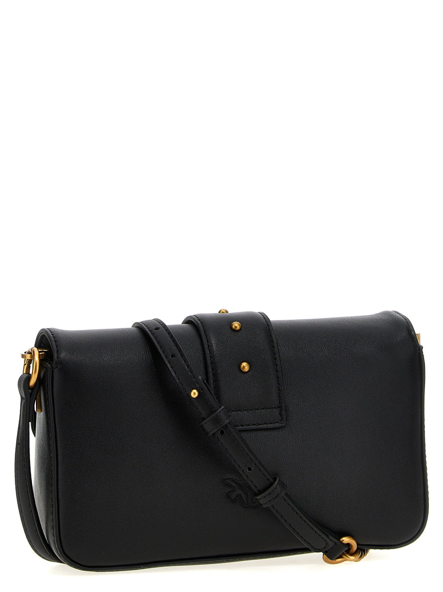 Pinko Mini Love Slouchy Shoulder Bag