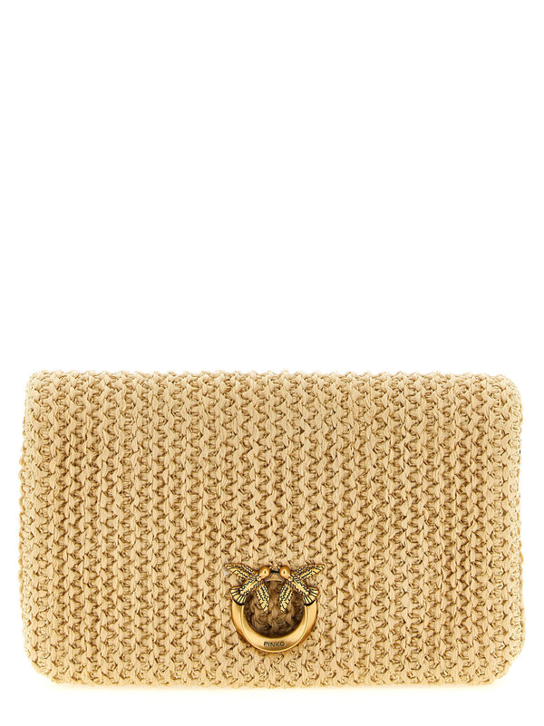 Pinko Love Click Soft Horizontal Mini Clutch