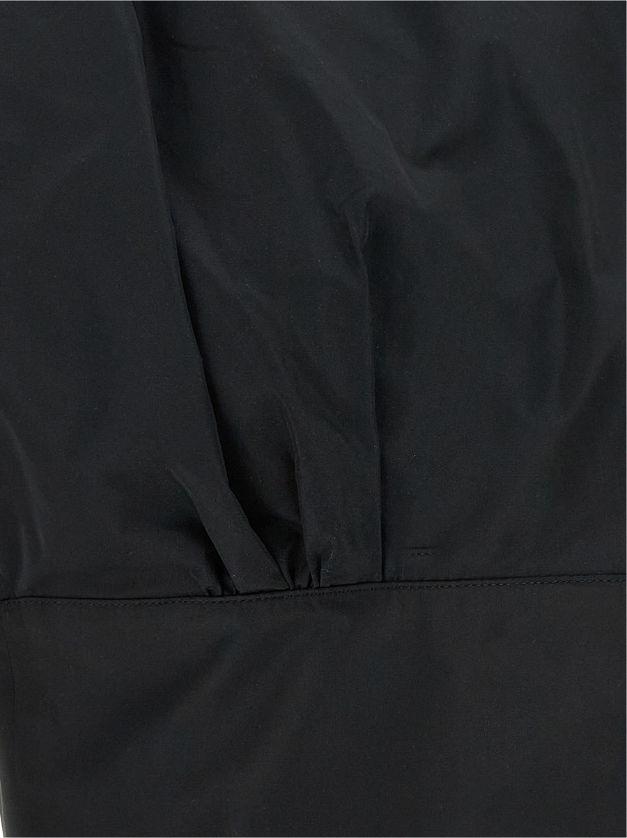 Pinko Asparago Top Cropped Taffeta With Tailored Darts For A Sleek Structured Silhouette For Women