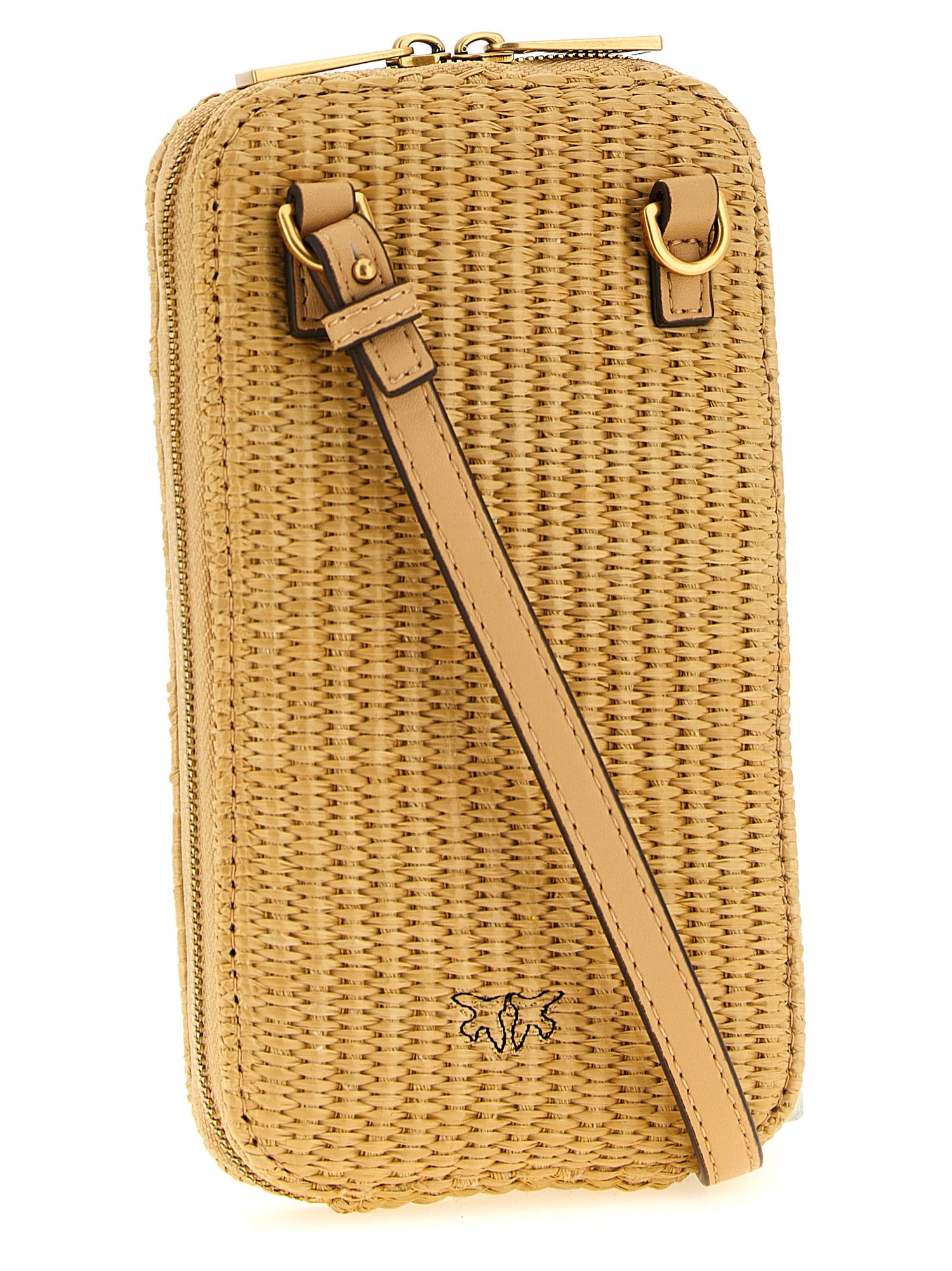 Pinko Raffia Smartphone Holder