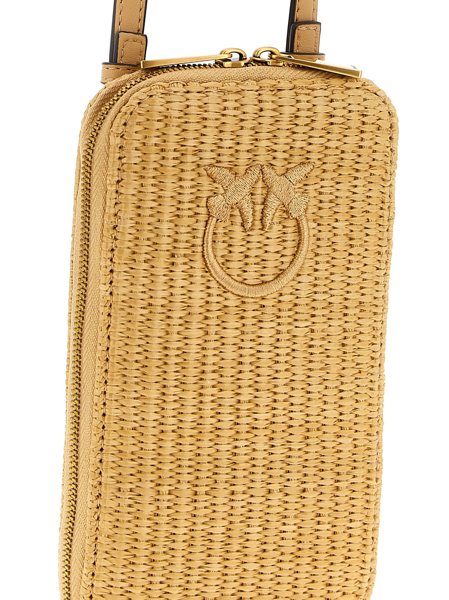Pinko Raffia Smartphone Holder