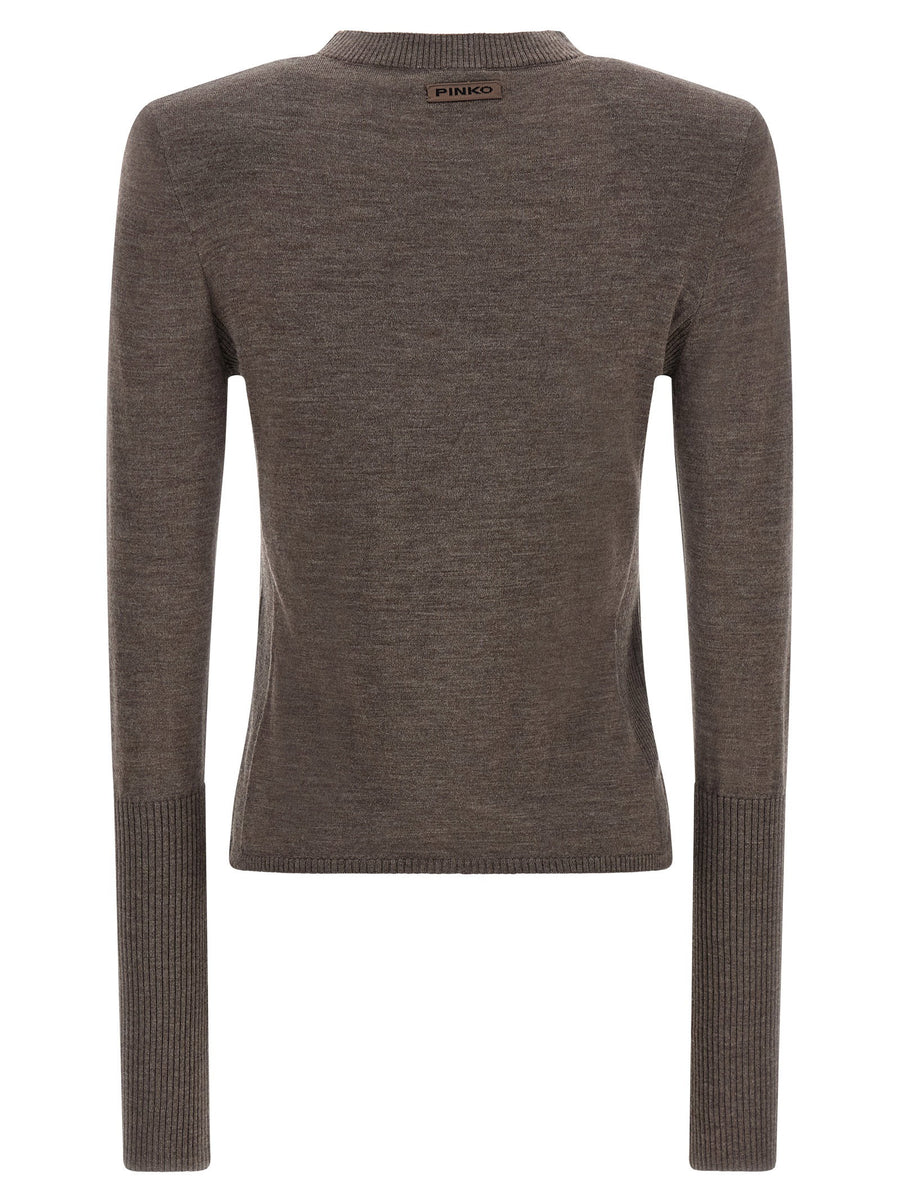 Pinko Padded Shoulder Sweater