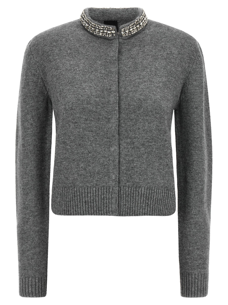 Pinko Jewel Collar Cardigan