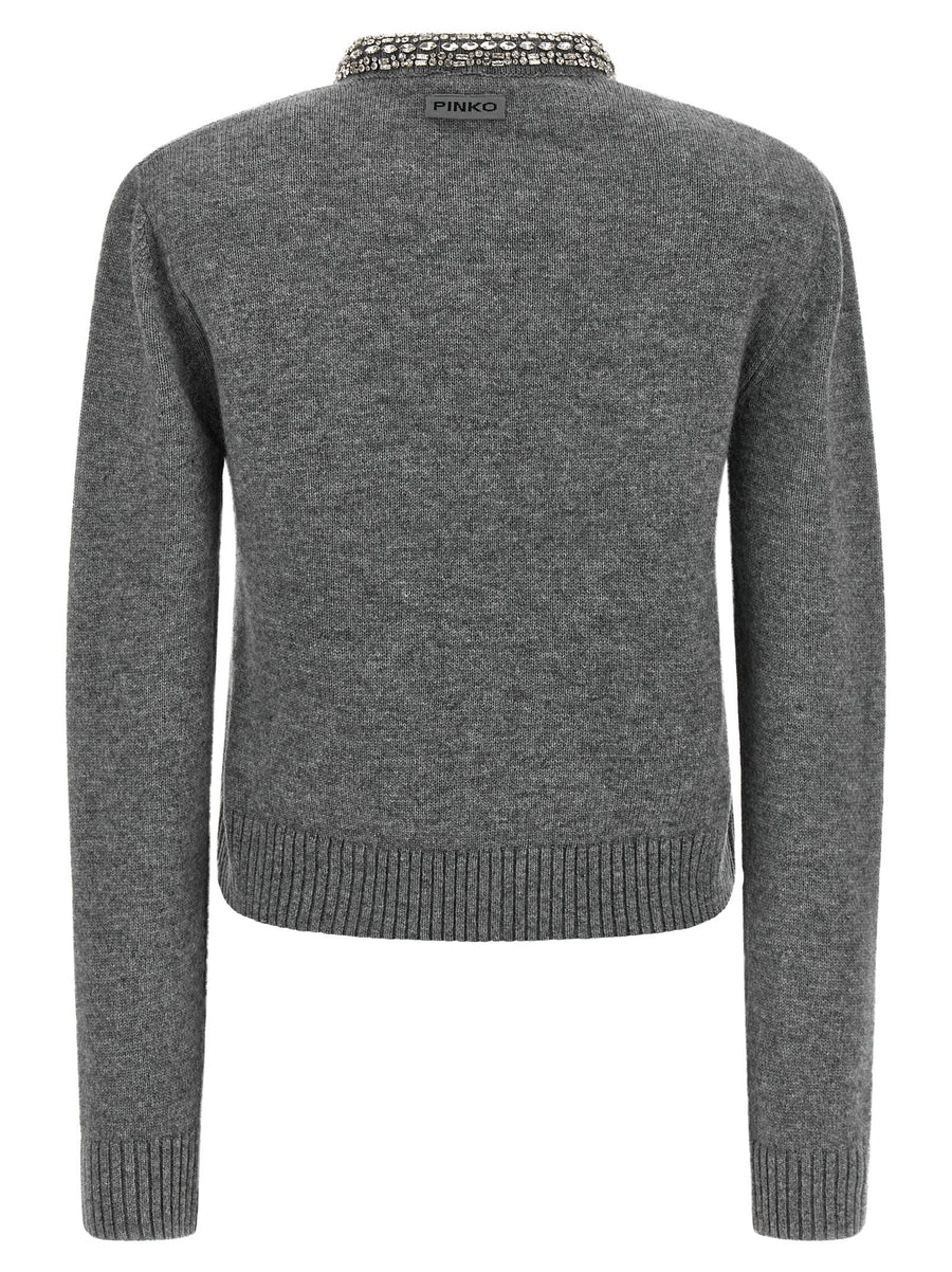 Pinko Jewel Collar Cardigan