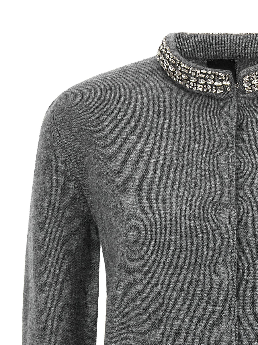 Pinko Jewel Collar Cardigan
