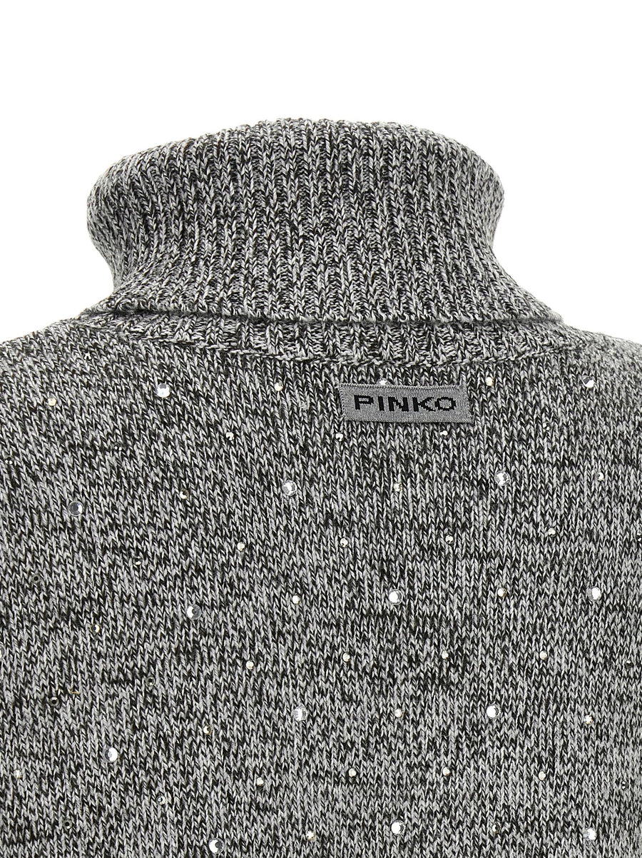 Pinko Crystal Turtleneck Sweater