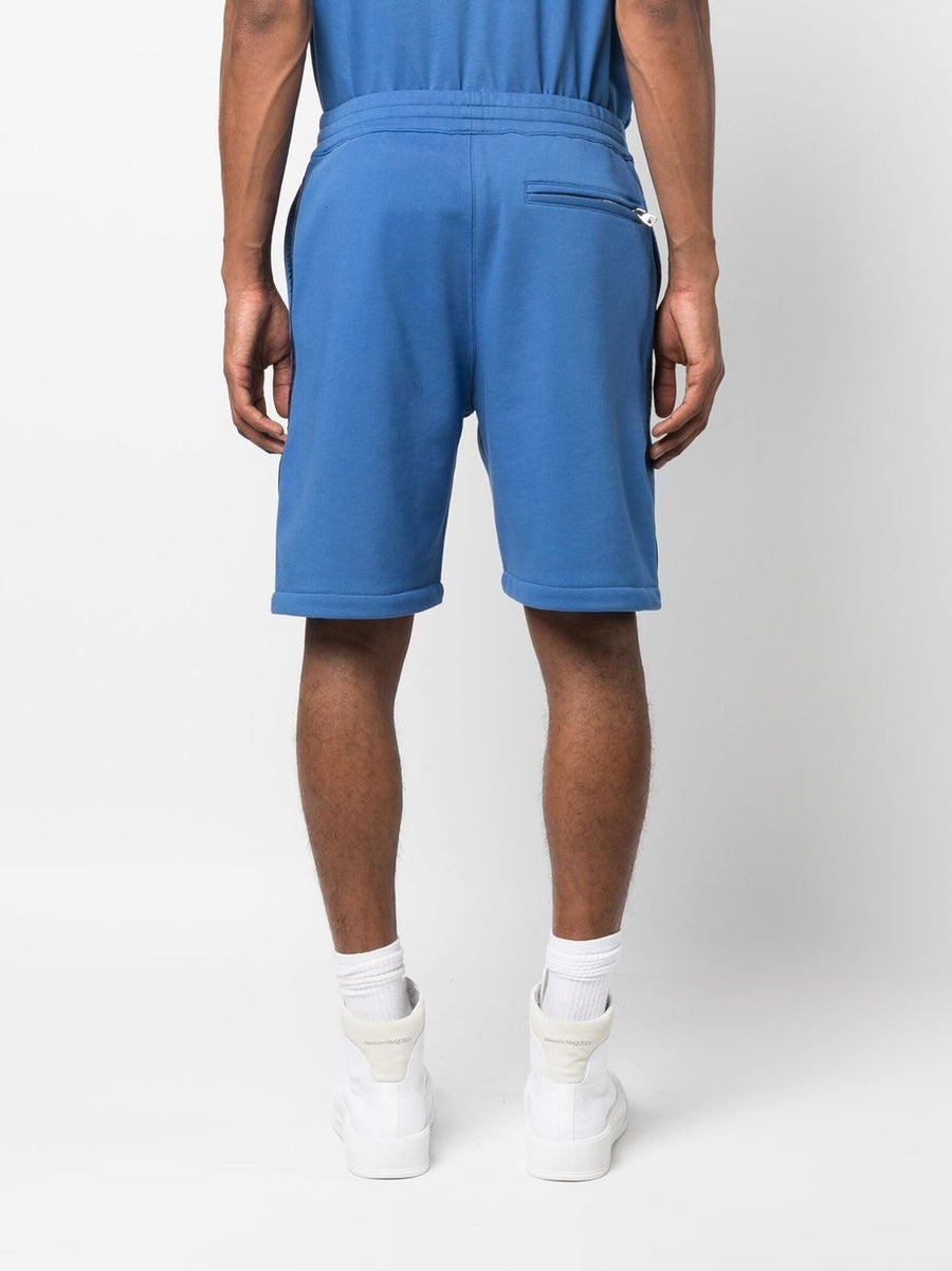 Alexander McQueen Logo Tape Jersey Shorts for Men Premium Comfort and Signature Style