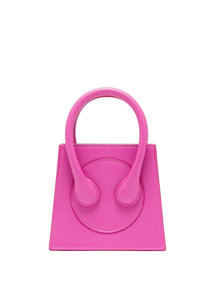 Az Factory Cake Mini Tote Bag By Ester Manas For Women Premium Chic Calfskin Fuchsia Finish