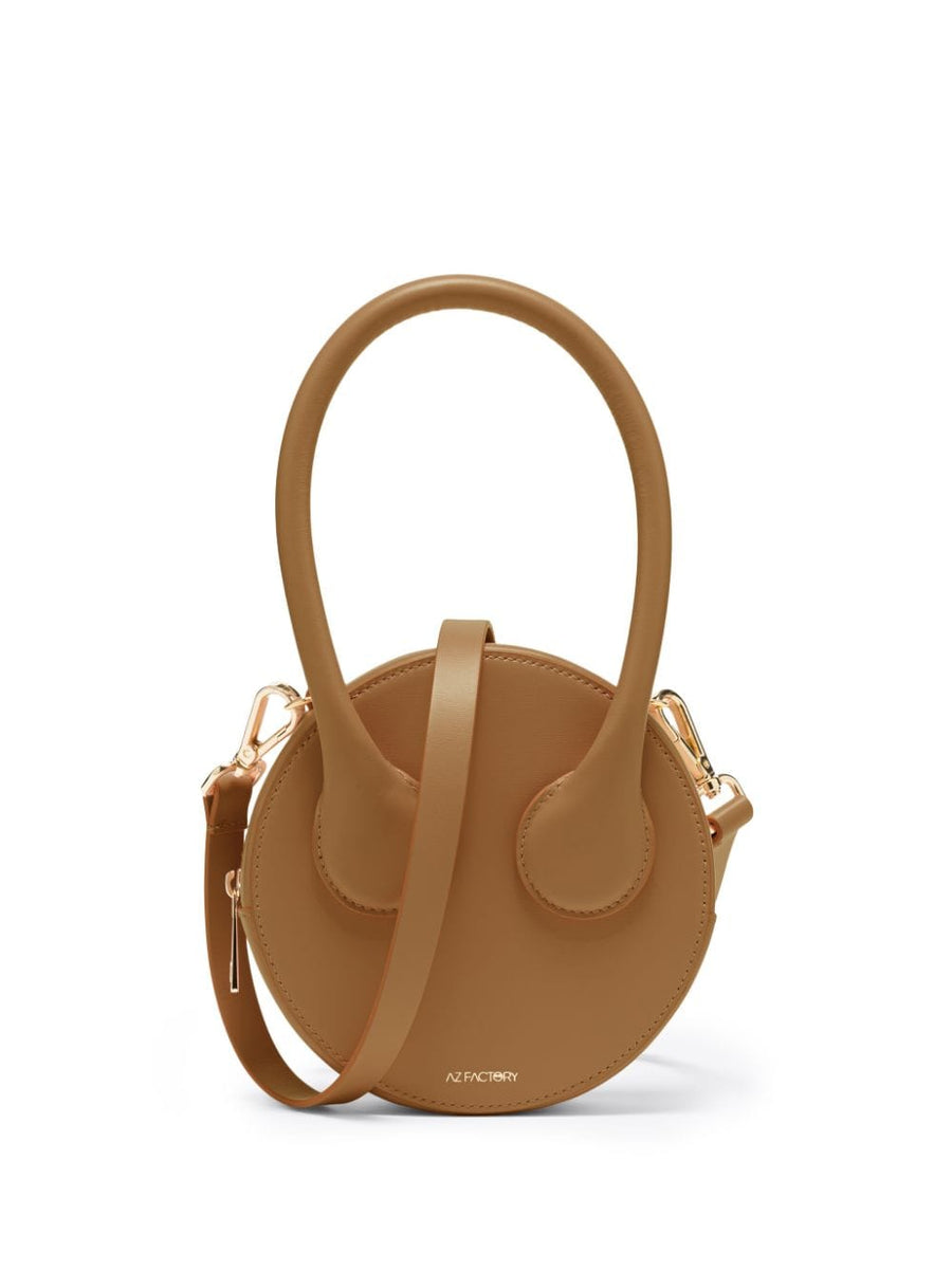 Az Factory By Ester Manas Round Cake Tote Calfskin Luxury Bag For Women Day To Night
