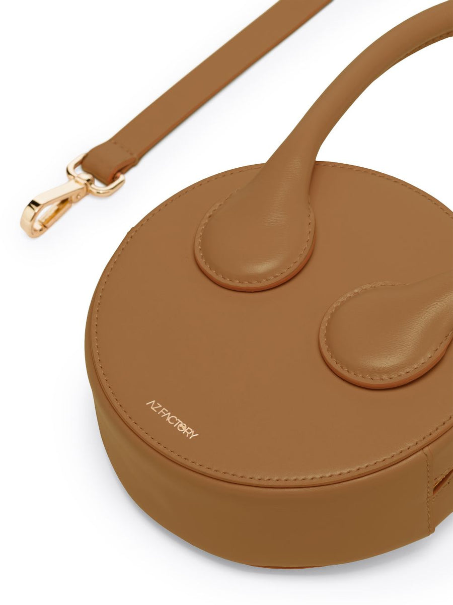Az Factory By Ester Manas Round Cake Tote Calfskin Luxury Bag For Women Day To Night