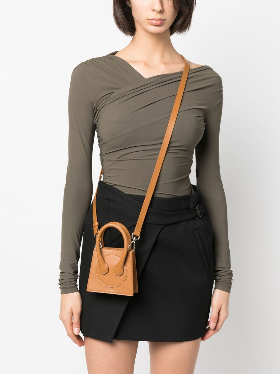 Az Factory Cake Tote Bag By Ester Manas Premium Calf Leather Crossbody For Women