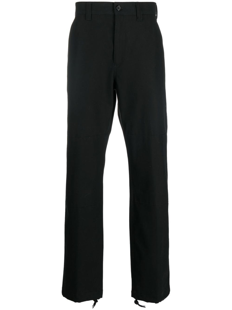 Alexander McQueen Drawstring Hem Cotton Trousers For Men - Organic Cotton, Adjustable Hem, Versatile Luxury