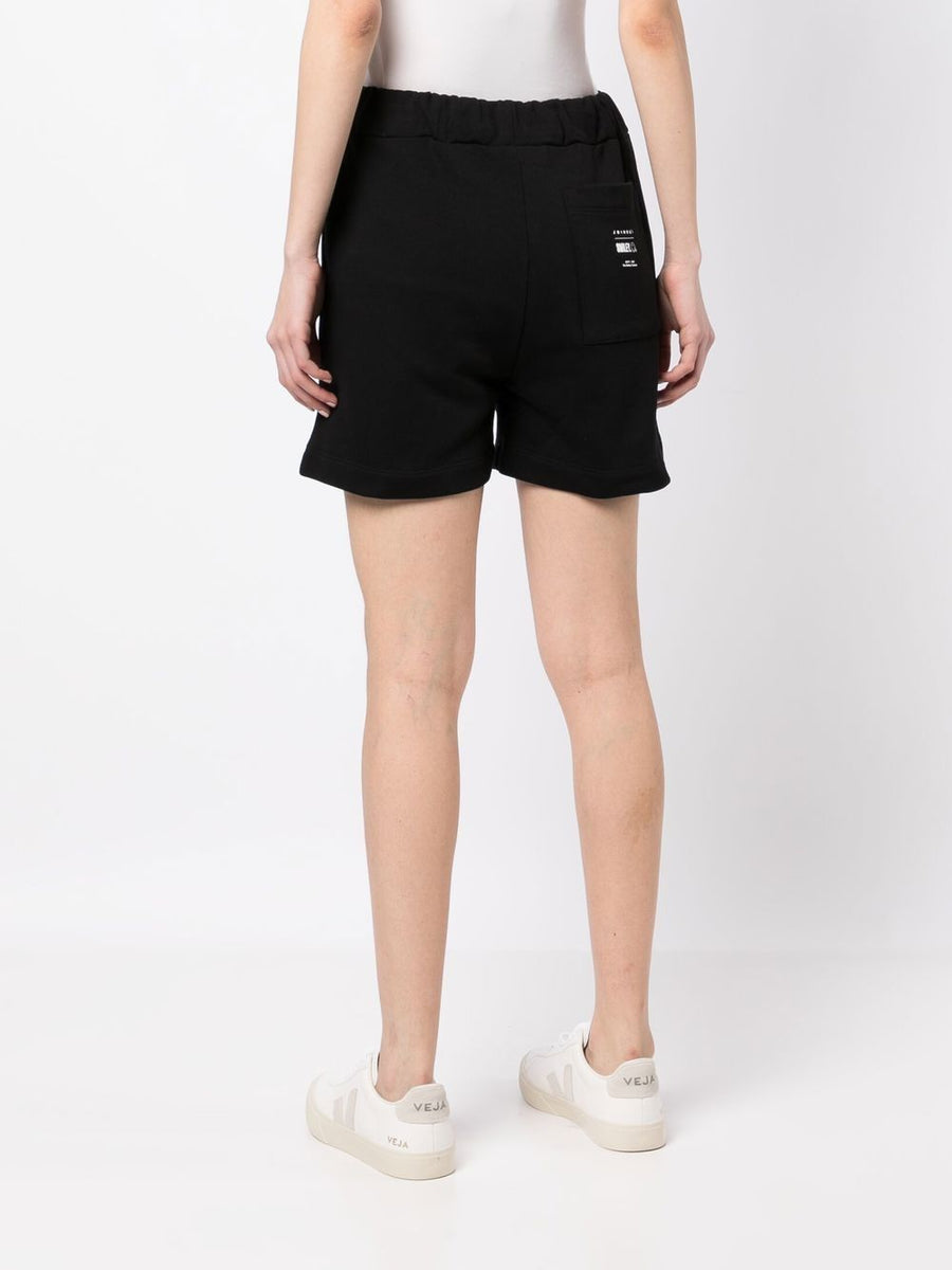 Joshua Sanders Smiley Logo Cotton Shorts Premium 100 Percent Cotton Unisex Casual Summer Wear