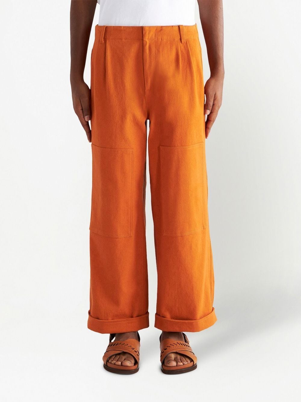 Etro Wide-leg crop trousers