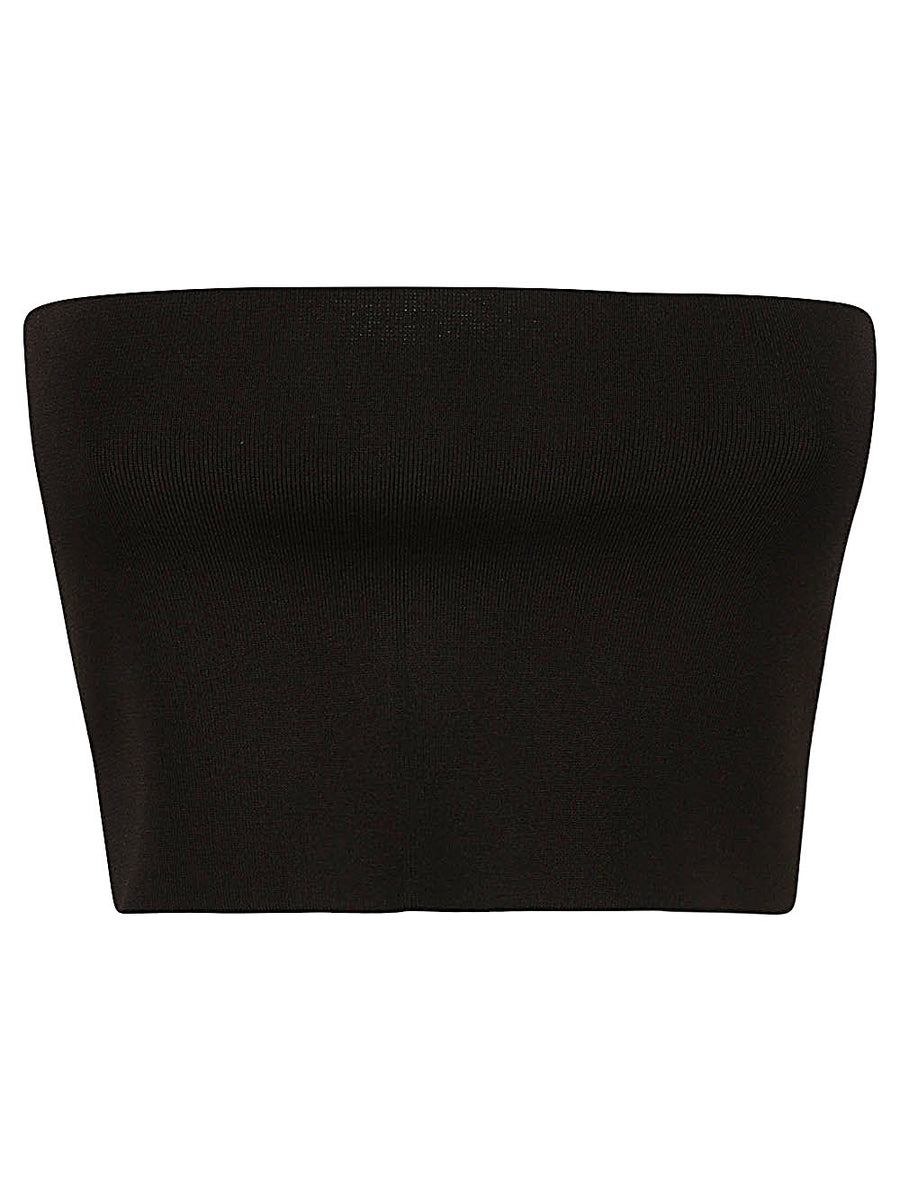Liviana Conti Bandeau Top Viscose For Women With Soft Draping And Minimalist Silhouette