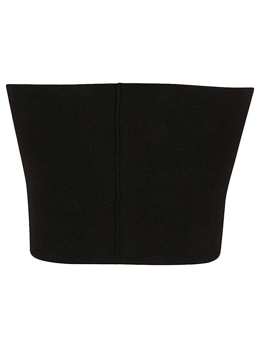 Liviana Conti Bandeau Top Viscose For Women With Soft Draping And Minimalist Silhouette