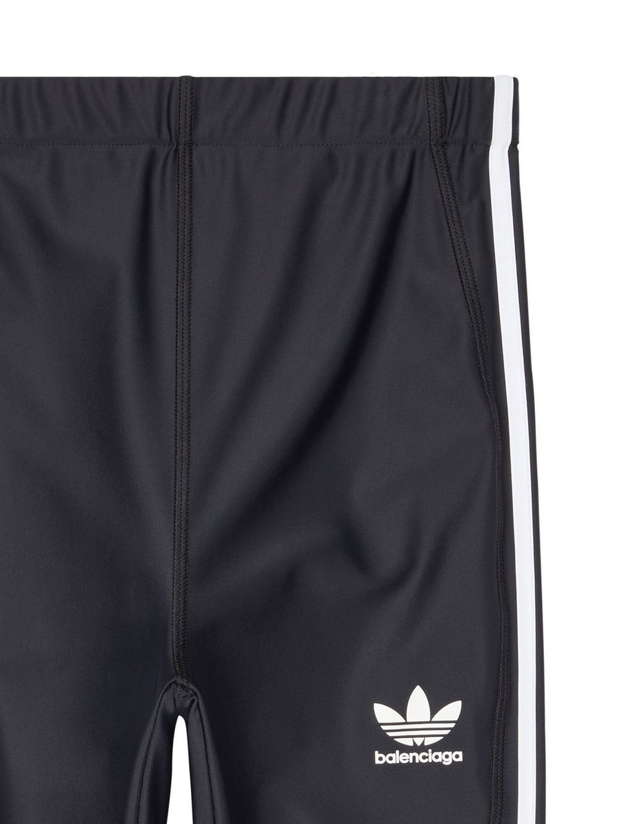 Adidas X Balenciaga Logo Leggings For Women High Rise Slim Fit Versatile Luxury Streetwear