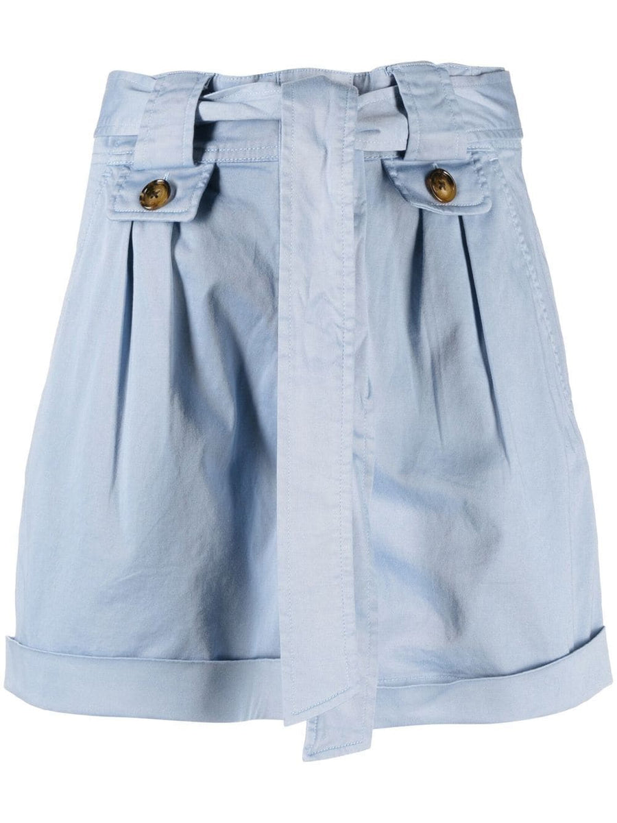 Premium Woolrich Stretch Cotton Twill Shorts For Men Lightweight Thigh Length With Tied Waist