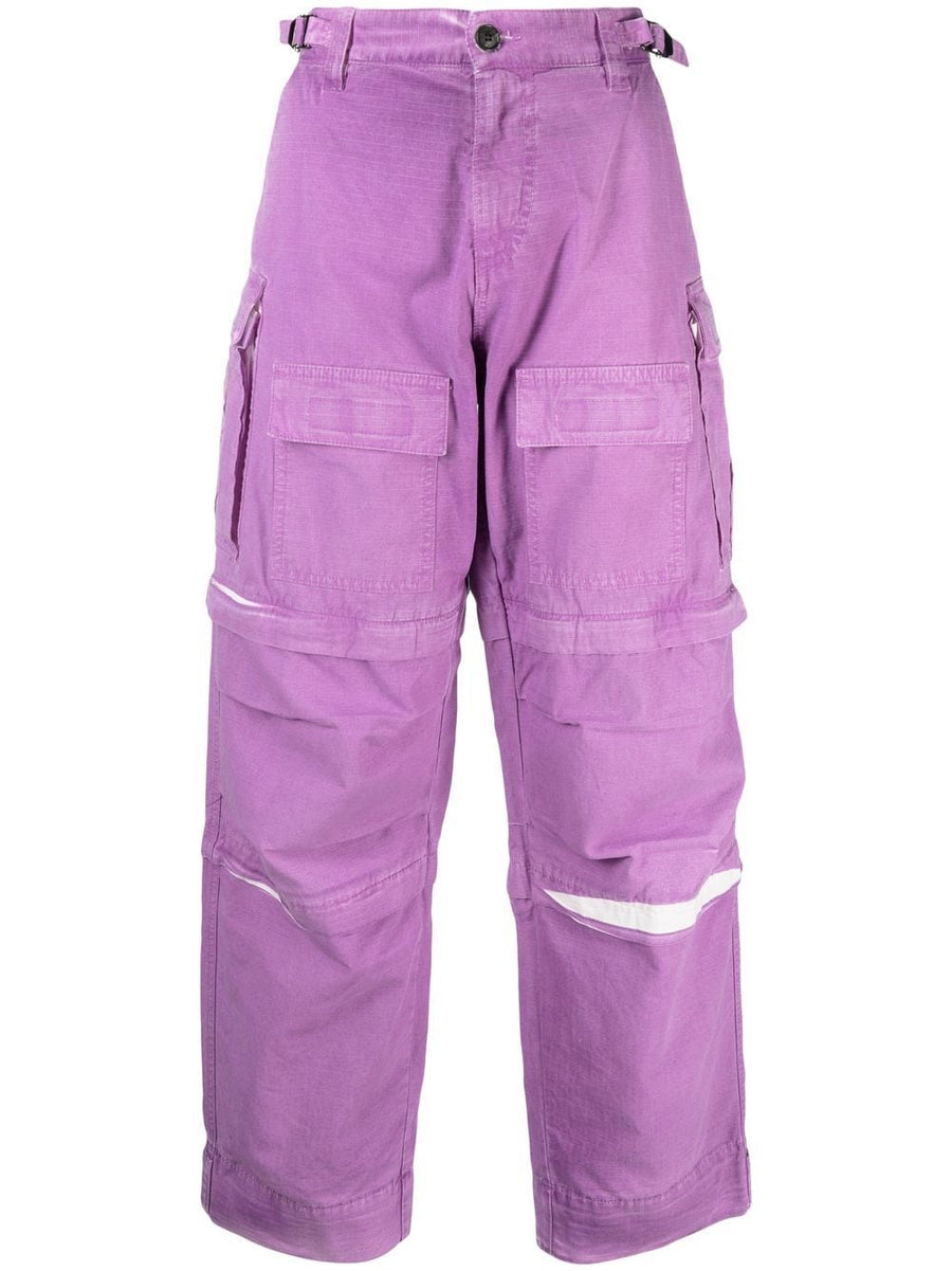 Darkpark Ripstop Cargo Trousers For Women Lilac 100 Percent Cotton Durable Versatile Everyday Wear