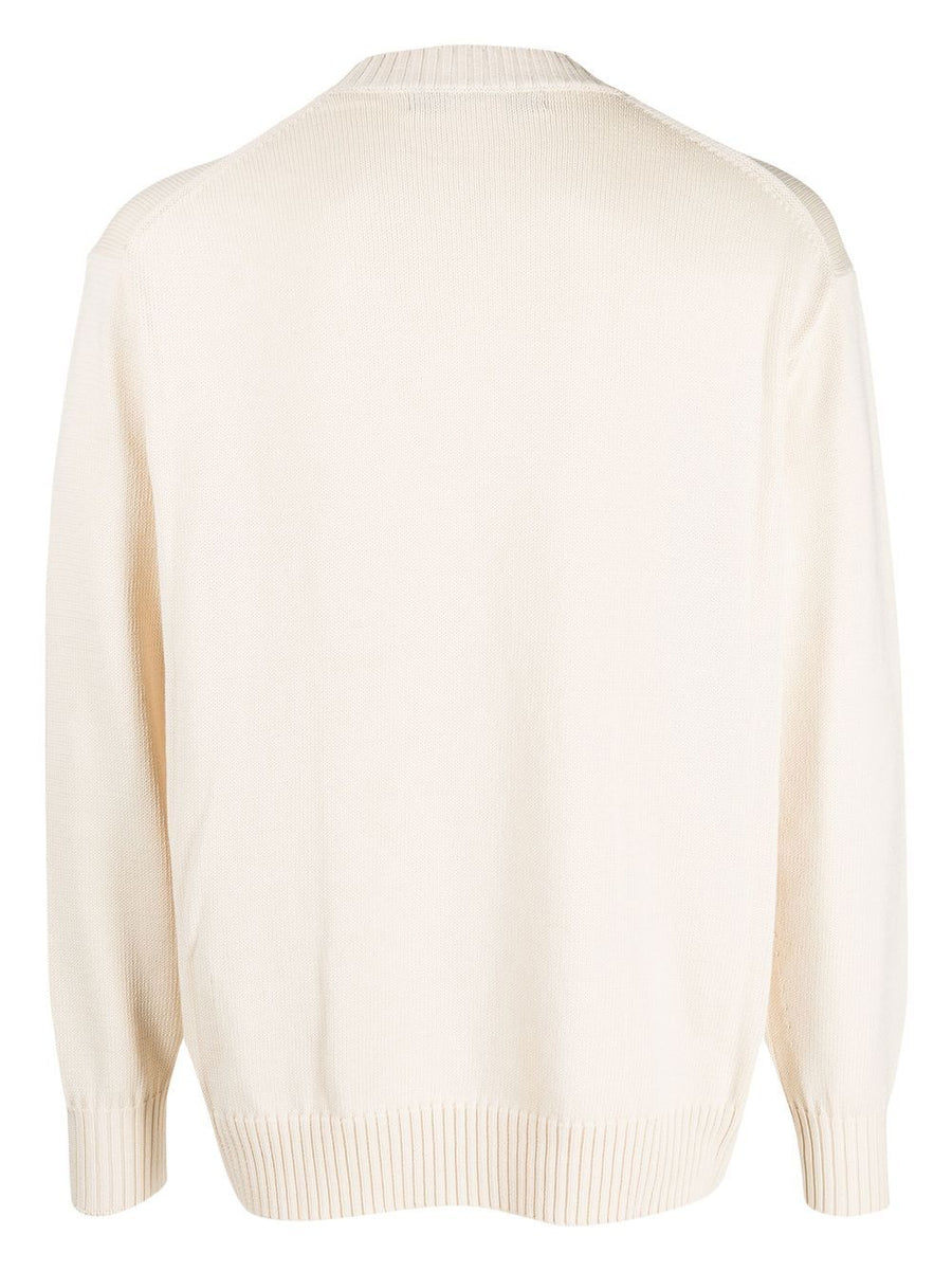 Junya Watanabe Printed Cotton Sweater Andy Warhol Collaboration For Men Art Texture Knit