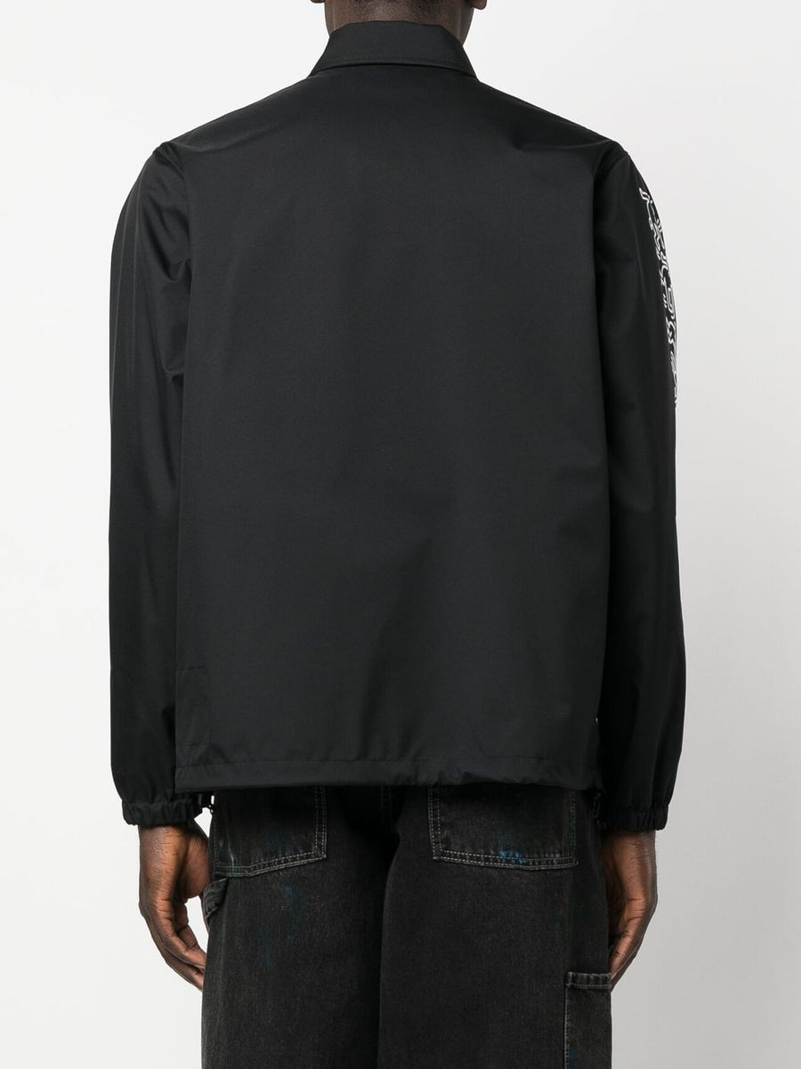 Junya Watanabe Nylon Jacket Keith Haring Graphic Bold Lightweight Streetwear For Men