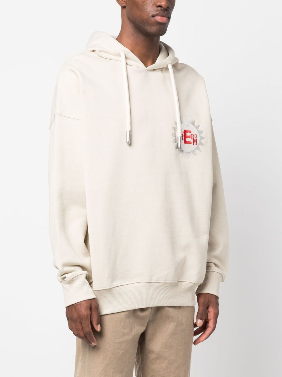 Emporio Armani Cotton Hoodie For Men With Logo Comfort